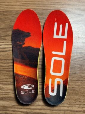 SOLE Performance Medium w/ Met Pad Shoe Insoles Men's 10 - Women's 12